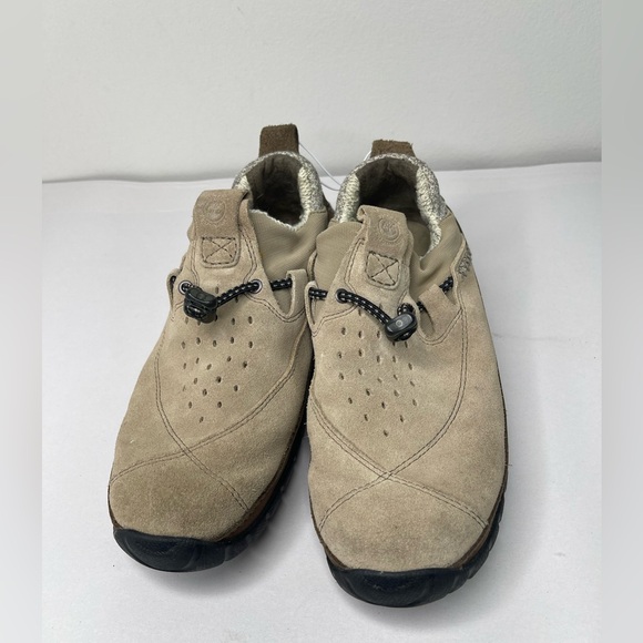 Timberland Power Lounger Shoes Women’s Smart Wool Lined Suede Leather Cream 7.5 - Picture 2 of 9